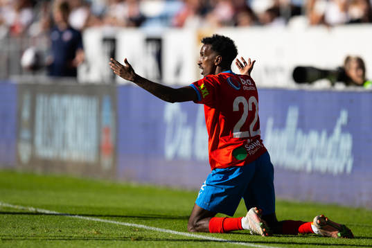 Helsingborgs Taha Ali reagerar