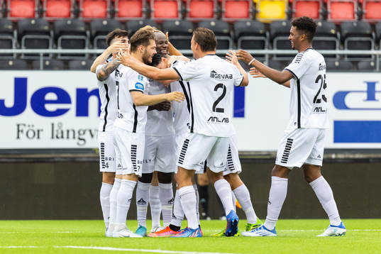 Utsiktens spelare jublar