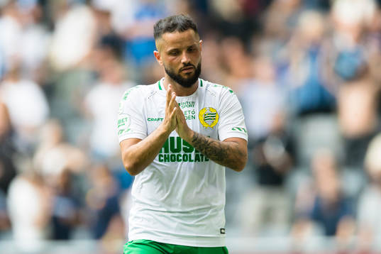 Hammarbys Mohanad Jeahze deppar och tackar publiken