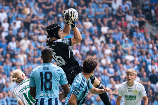 Djurgårdens målvakt Jacob Widell Zetterström