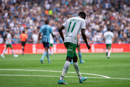 Hammarbys Bubacarr Trawally deppar