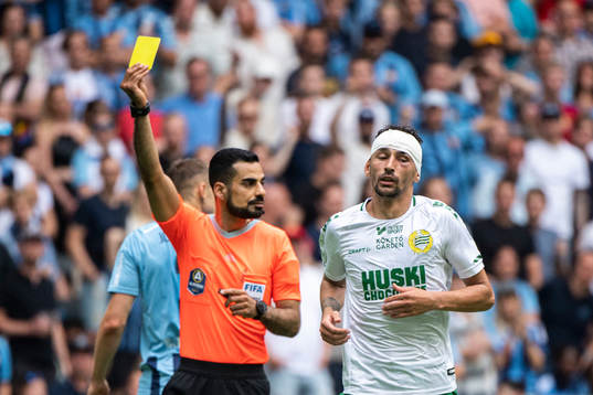 Hammarbys Loret Sadiku tilldelas en varning från domare