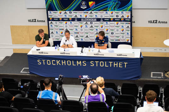 Hammarbys tränare Martí Cifuentes och Djurgårdens