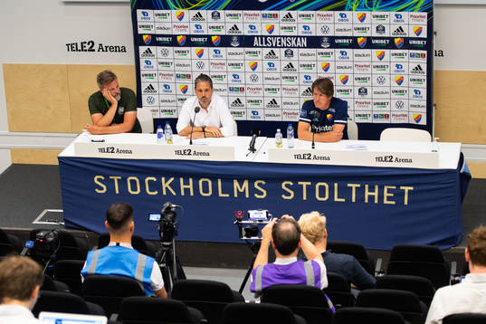 Hammarbys tränare Martí Cifuentes och Djurgårdens