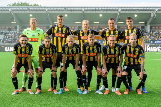Häckens startelva innan fotbollsmatchen i Allsvenskan