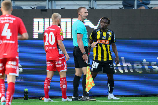 Elfsborgs Simon Strand och Häckens Ibrahim Sadiq