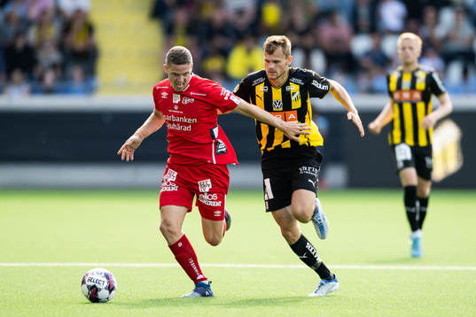 Elfsborgs Andre Ibsen Rømer och Häckens Oscar Uddenäs