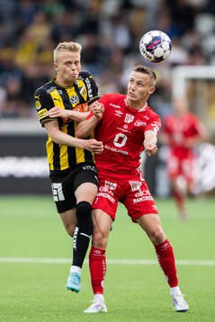 Häckens Tomas Olai Totland och Elfsborgs Jacob Ondrejka