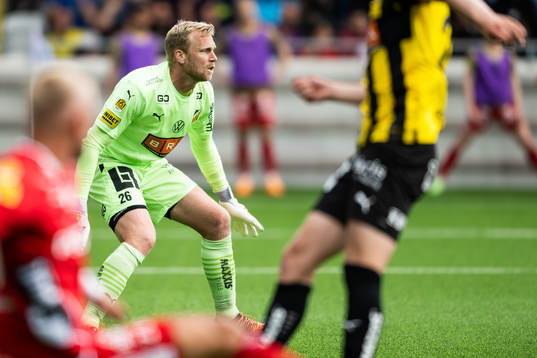 Häckens målvakt Peter Abrahamsson