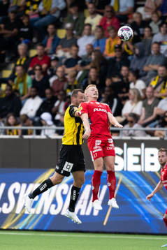 Häckens Even Hovland och Elfsborgs Per Frick