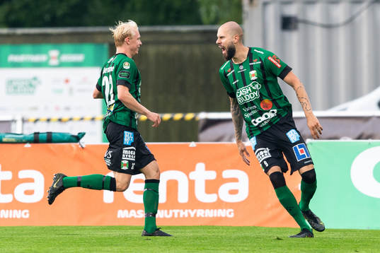 Varbergs Robin Simovic jublar