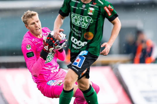 Varbergs målvakt Fredrik Andersson
