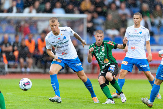 Värnamos Victor Eriksson och Varbergs Oliver Alfonsi