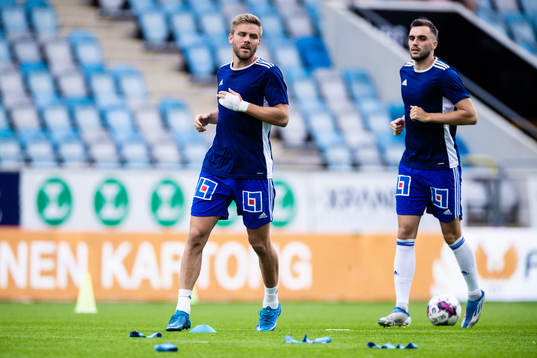 IFK Norrköpings Christoffer Nyman och Marco Lund Nielsen