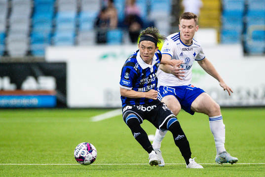 Sirius Yukiya Sugita och IFK Norrköpings Viktor Agardius