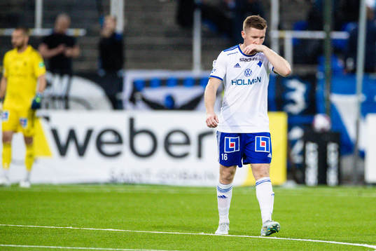 IFK Norrköpings Viktor Agardius deppar