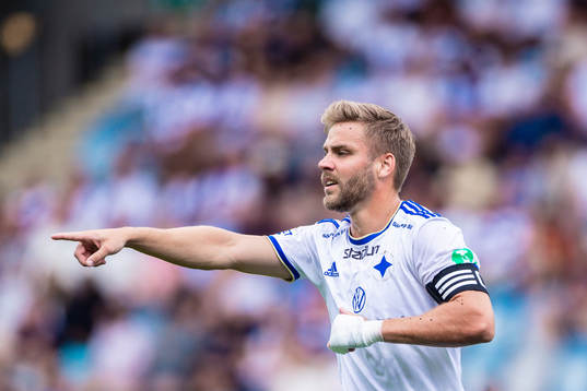 IFK Norrköpings Christoffer Nyman gestikulerar