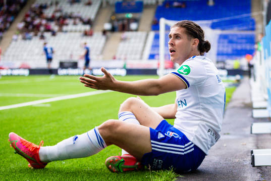 IFK Norrköpings Eman Markovic reagerar