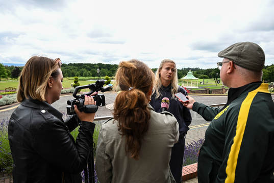 Hanna Glas of the Swedish women's national football team