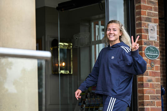 Hanna Glas of the Swedish women's national football team