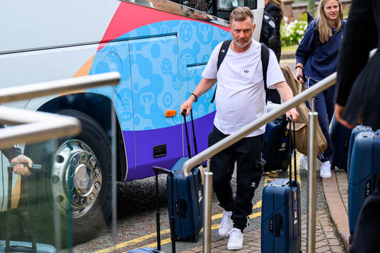 Head coach Peter Gerhardsson of the Swedish women's