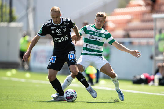 Brages Anton Lundin och Västerås SKs Simon Gefvert
