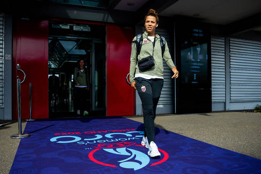 Bläddra bland fler bilder av UEFA Women's Euro 2022, day -3, Norway, team arrival