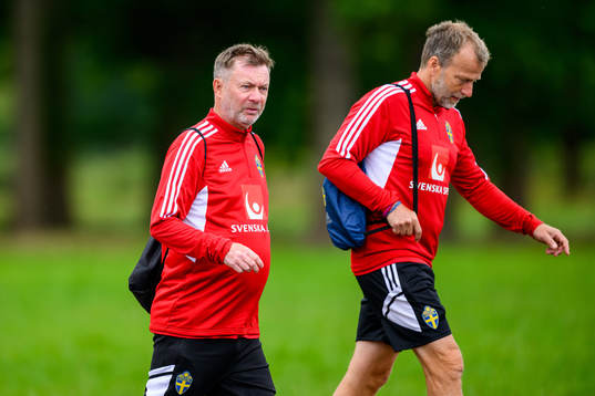 Peter Gerhardsson, head coach and Pontus Ekblom, physio