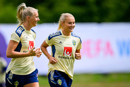 Stina Blackstenius and Amanda Nilden