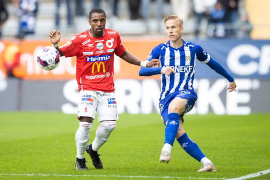 Degerfors Joseph-Claude Agyeman Gyau och IFK Göteborgs