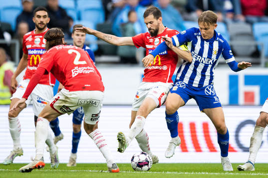 Degerfors Sebastian Ohlsson och IFK Göteborgs Linus