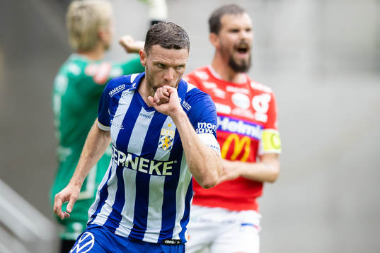 IFK Göteborgs Marcus Berg jublar