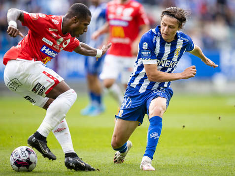 Degerfors Joseph-Claude Agyeman Gyau och IFK Göteborgs