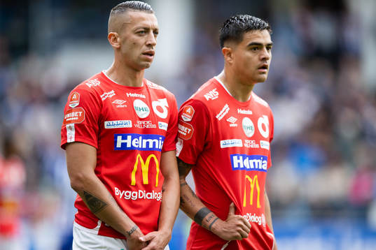 Degerfors Nikola Djurdjic och Diego Campos