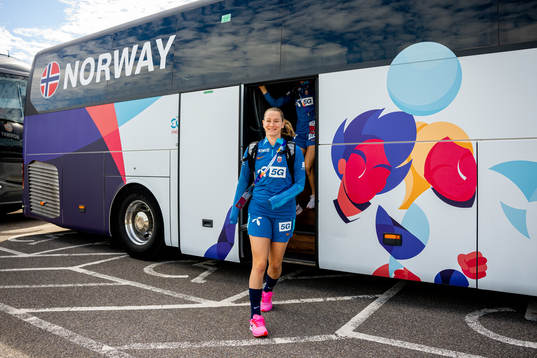 Elisabeth Terland of the Norwegian national football team