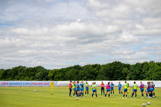 Players and staff of the Norwegian national football team