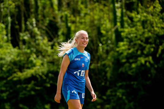 Guro Bergsvand of the Norwegian national football team