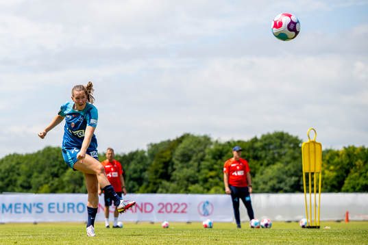 Elisabeth Terland of the Norwegian national football team