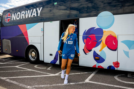 Maria Thorisdottir of the Norwegian national football team