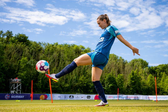 Elisabeth Terland of the Norwegian national football team