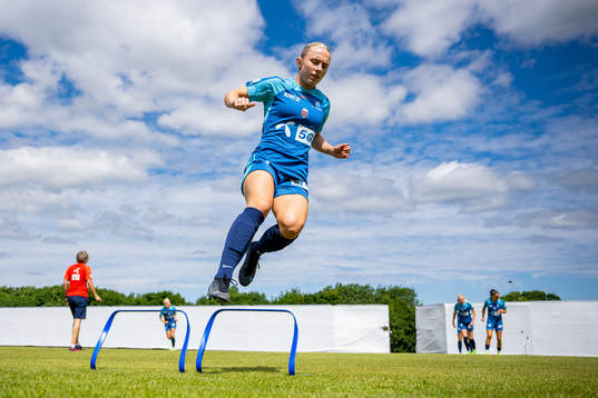 Thea Bjelde of the Norwegian national football team