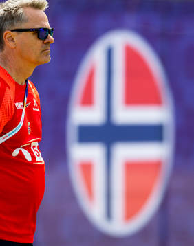 Halvor Lea, press officer of the Norwegian national