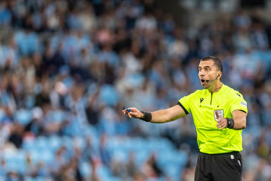 Referee Dumitri Muntean