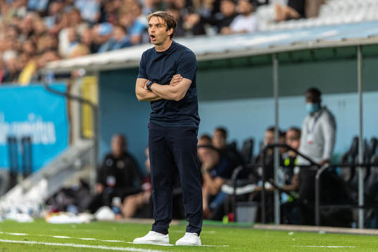 Head coach Milos Milojevic of Malmö FF