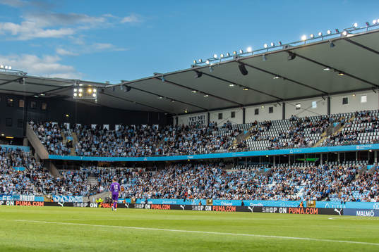 General view of Eleda Stadion