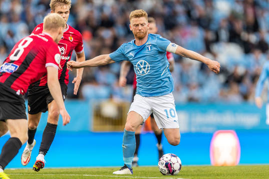 Anders Christiansen of Malmö FF aduring the UEFA Champions