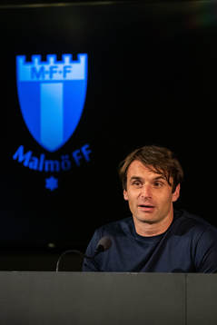 Milos Milojevic, head coach of Malmö FF