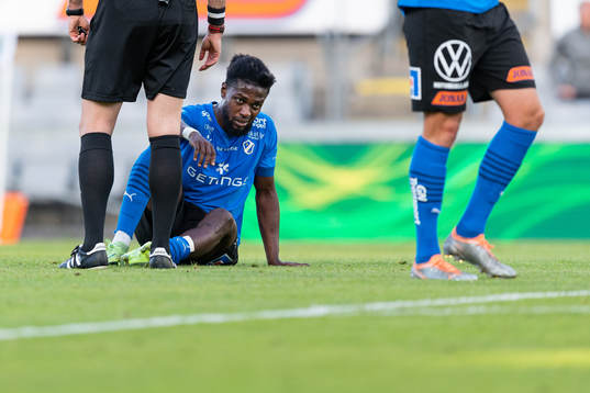 Halmstads Joseph Baffo har ont