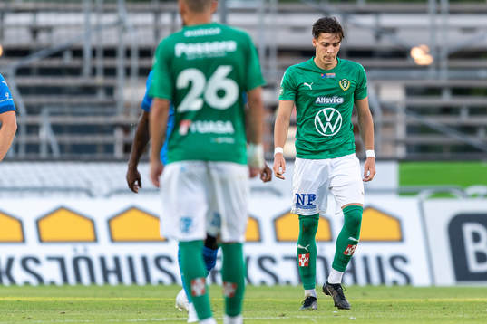 Jönköpings Adam Ben Lamin deppar