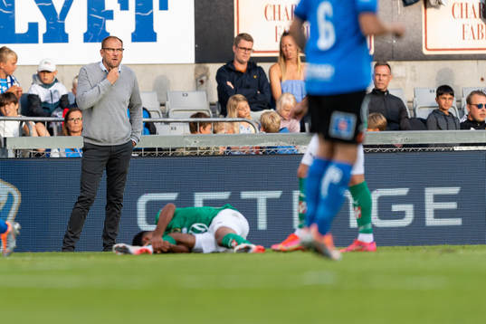 Halmstads tränare Magnus Haglund